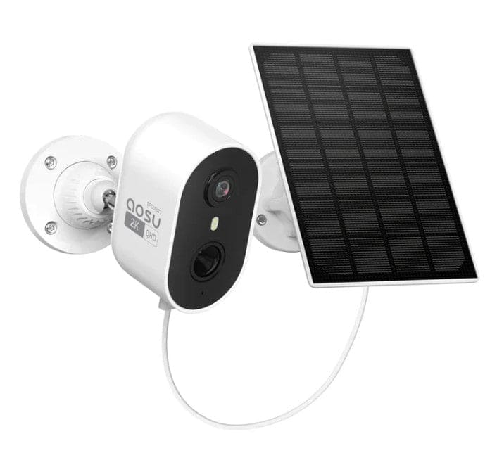 Aosu Solar-Powered Wireless Security Camera - Brantford Surplus