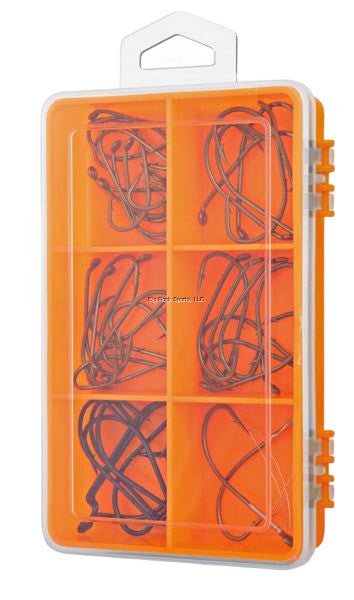 Southbend Brass Fishing Hook Set 44pcs with Case - Brantford Surplus