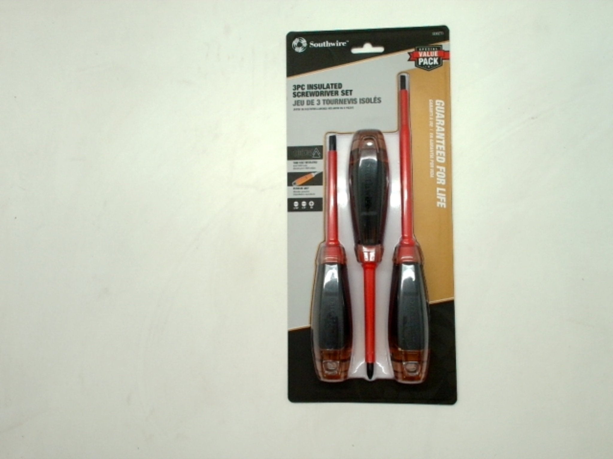Southwire Insulated Electrician Screwdriver Set - 3 Piece Kit - Brantford Surplus