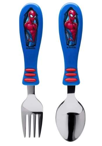 Spiderman Easy Grip Flatware Set 2pc Kids Utensils