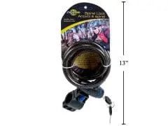 Spiral Lock w/ 2 keys bike lock - cyclepro - Brantford Surplus