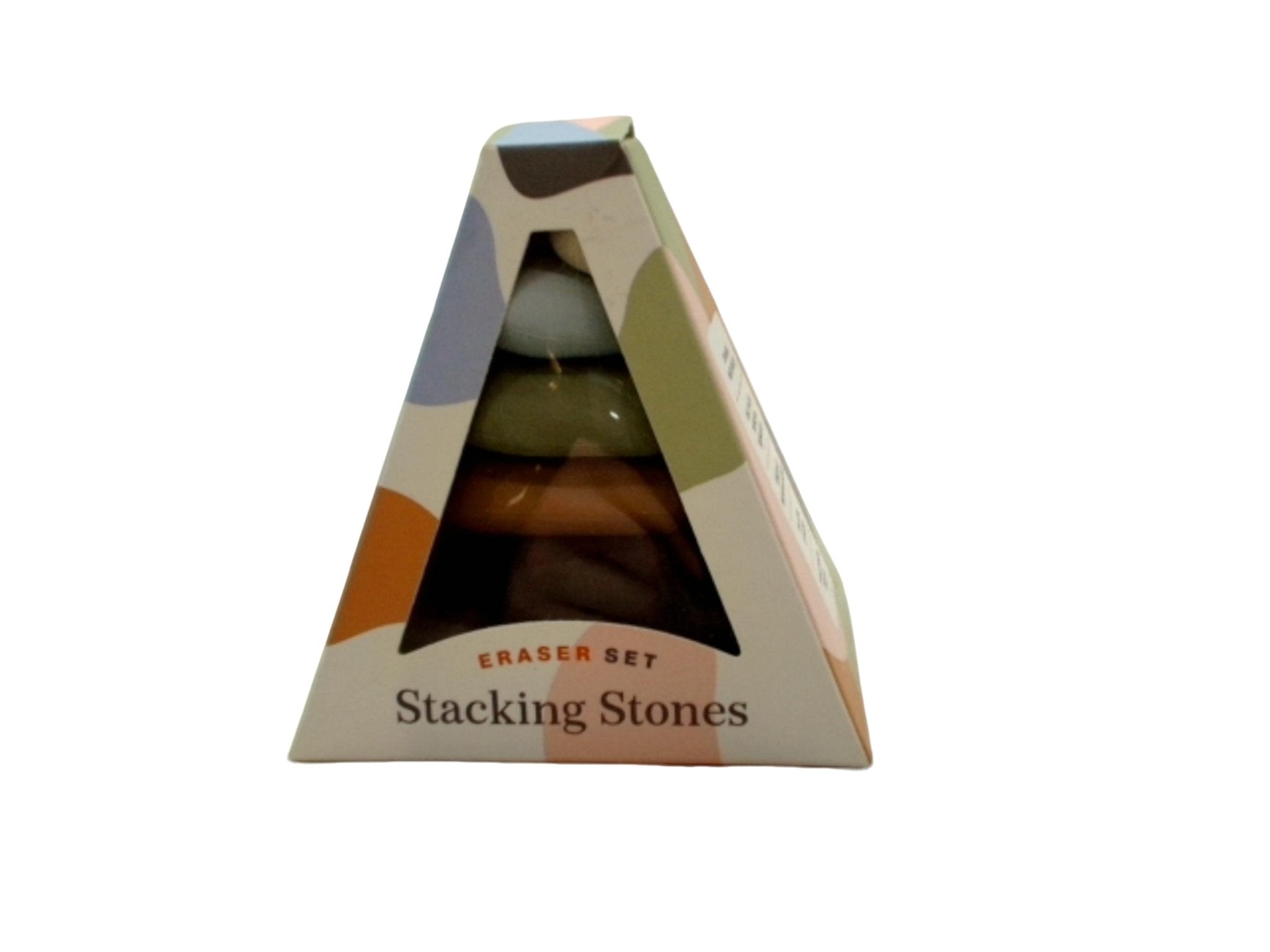 Stacking Stones Eraser Set - 5 Piece Desk Accessories - Brantford Surplus