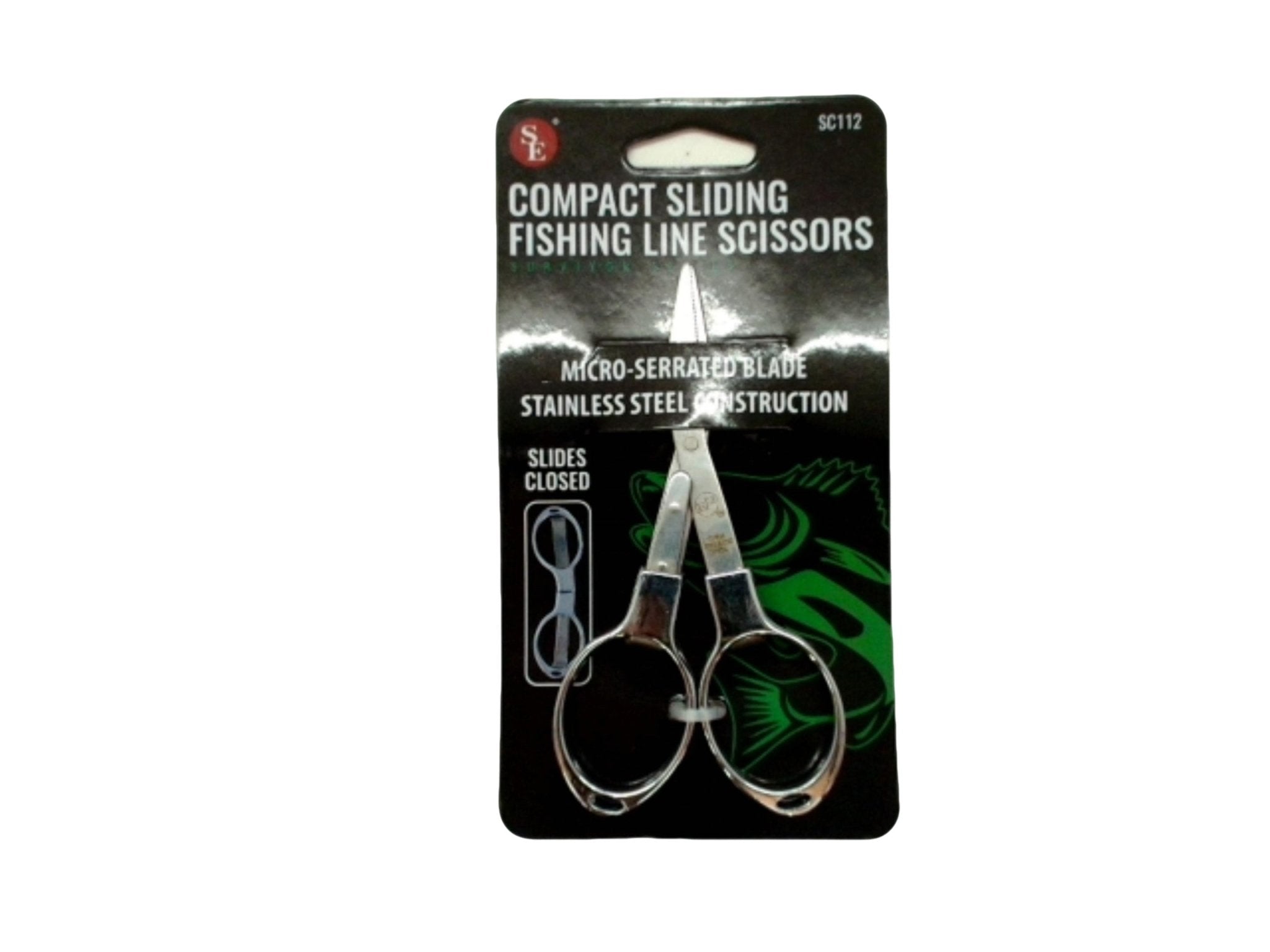 Stainless Steel Fishing Scissors - Micro Serrated Blade - Brantford Surplus