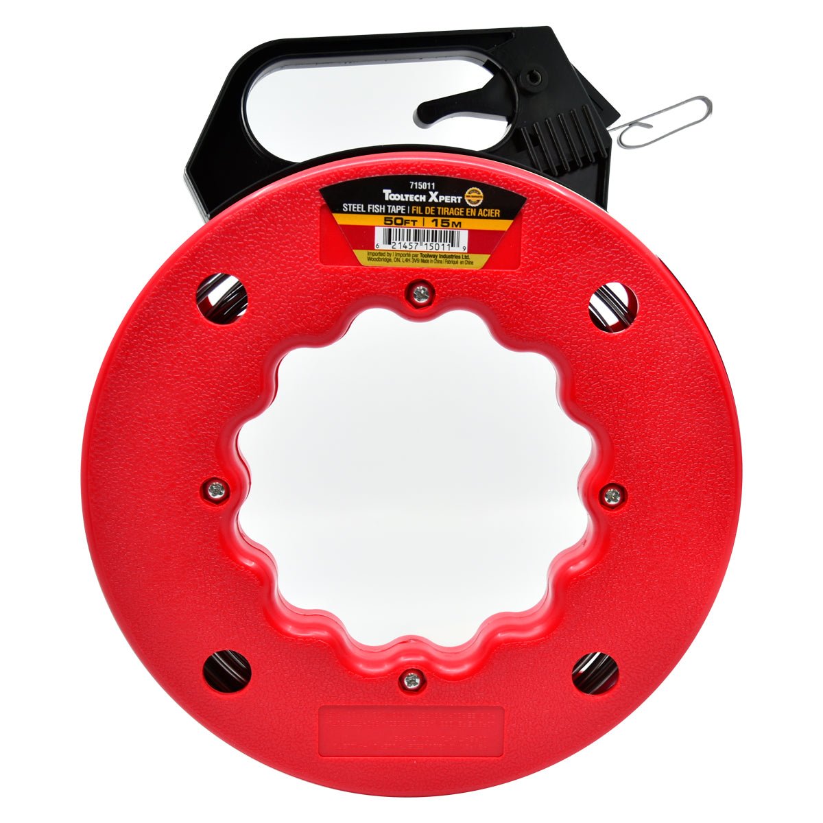 Steel Fish Tape 50ft - Durable Electrician Tool - Brantford Surplus