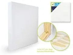 Stretch Artist Deep Canvas: Square 24"x24" 3.7cmD Primed Back - Stapled - Brantford Surplus