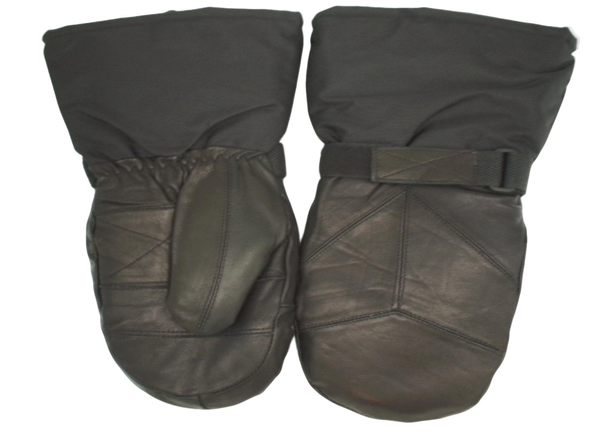 Sturrdi Black Leather Snowmobile Mitts - Removable Liner Large - Brantford Surplus