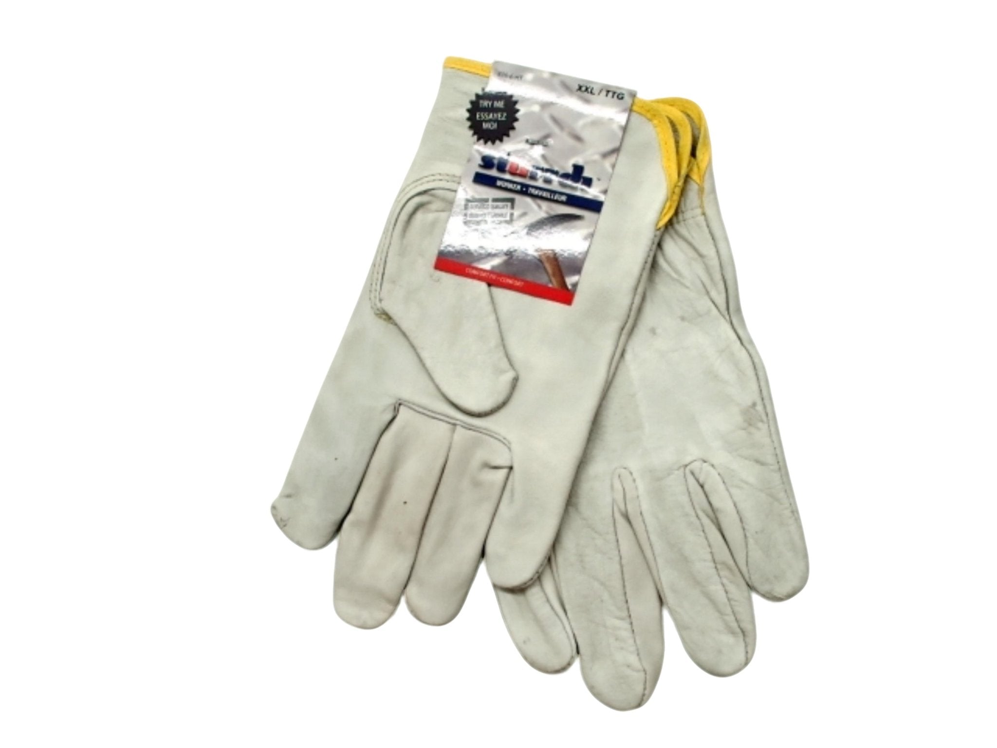 Sturrdi XXL Durable Leather Cowhide Work Gloves - Brantford Surplus