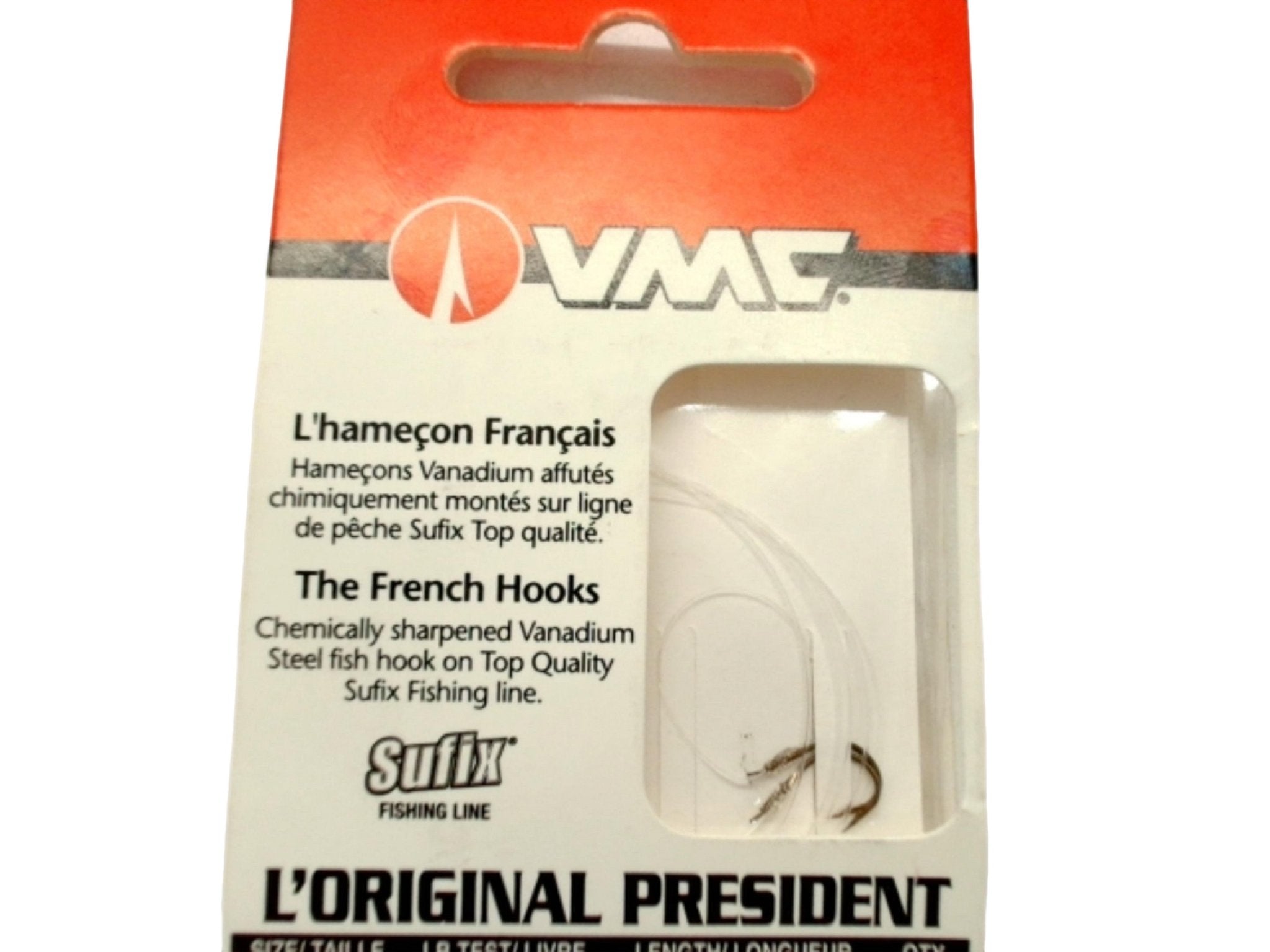 Sufix VMC Size 10 French Fishing Hooks – Strong Line - Brantford Surplus