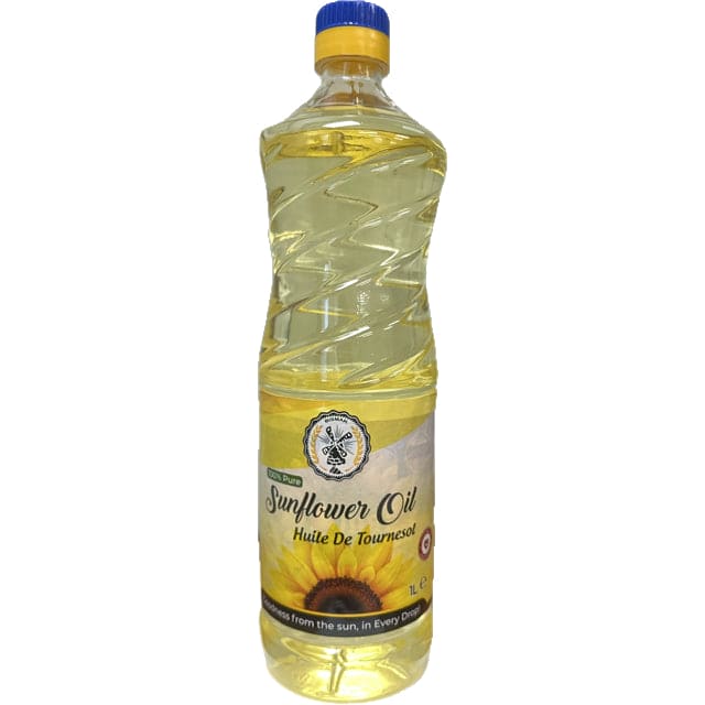 Sunflower Oil 100% Pure 1L Bismak - Brantford Surplus