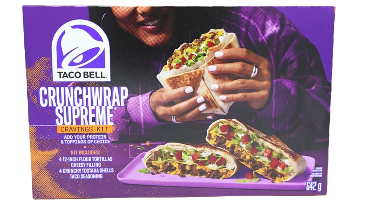 Taco Bell Crunchwrap Supreme Kit - Mexican Meal 642g - Brantford Surplus