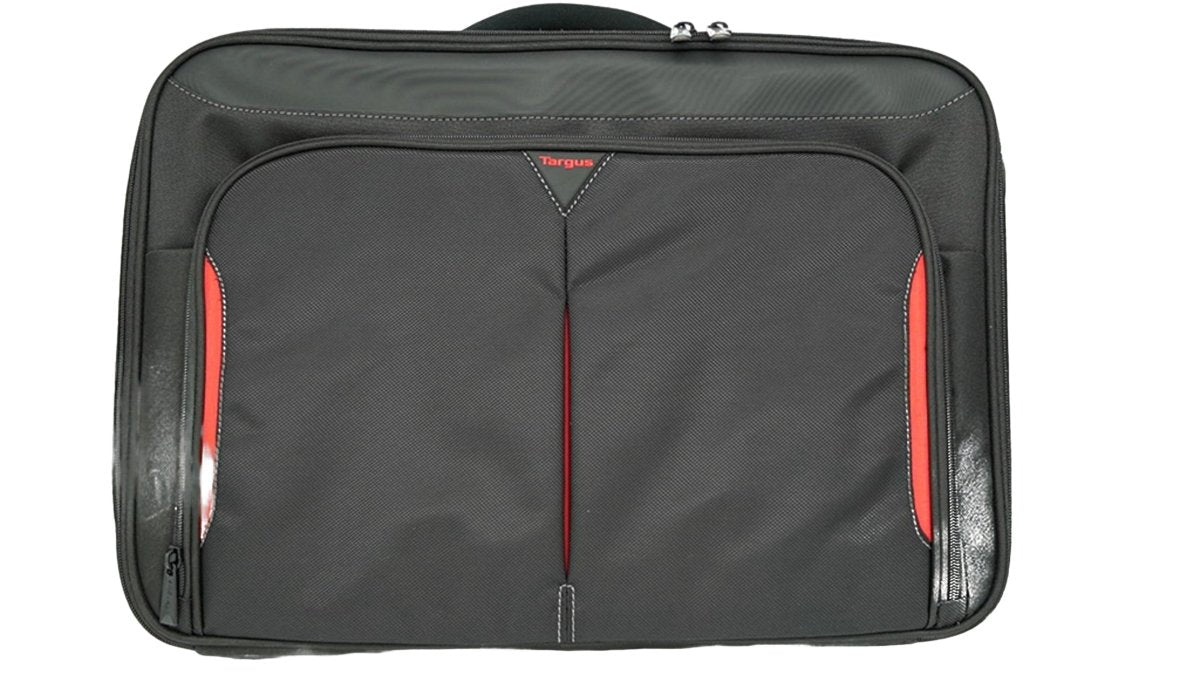 Targus 17 - 18 Inch Laptop Bag - Black Red Classic+ - Brantford Surplus