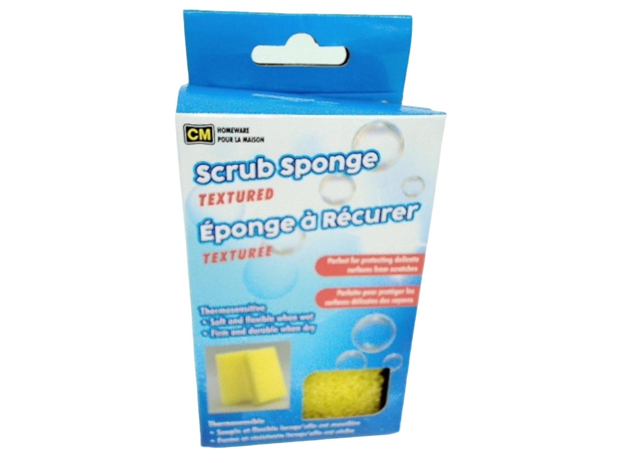 Textured Heavy - Duty Kitchen Scrub Sponge for Cleaning - Brantford Surplus