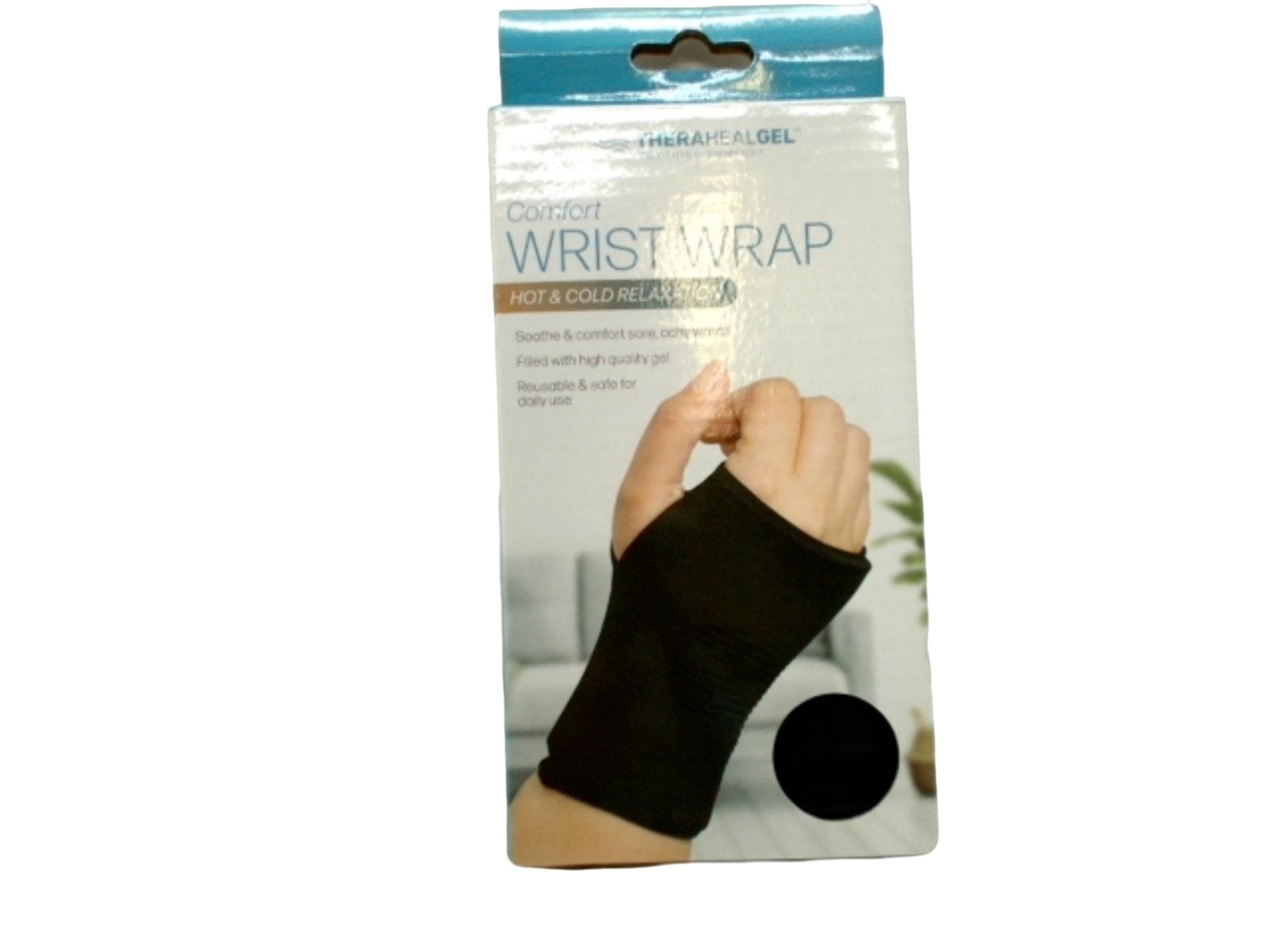 Therahealgel Wrist Wrap - Hot & Cold Pain Relief Support - Brantford Surplus