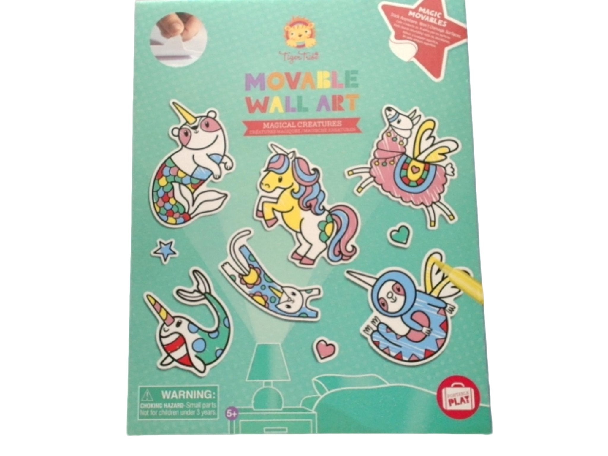 Tiger Tribe Magical Creatures Movable Wall Art Decor - Brantford Surplus