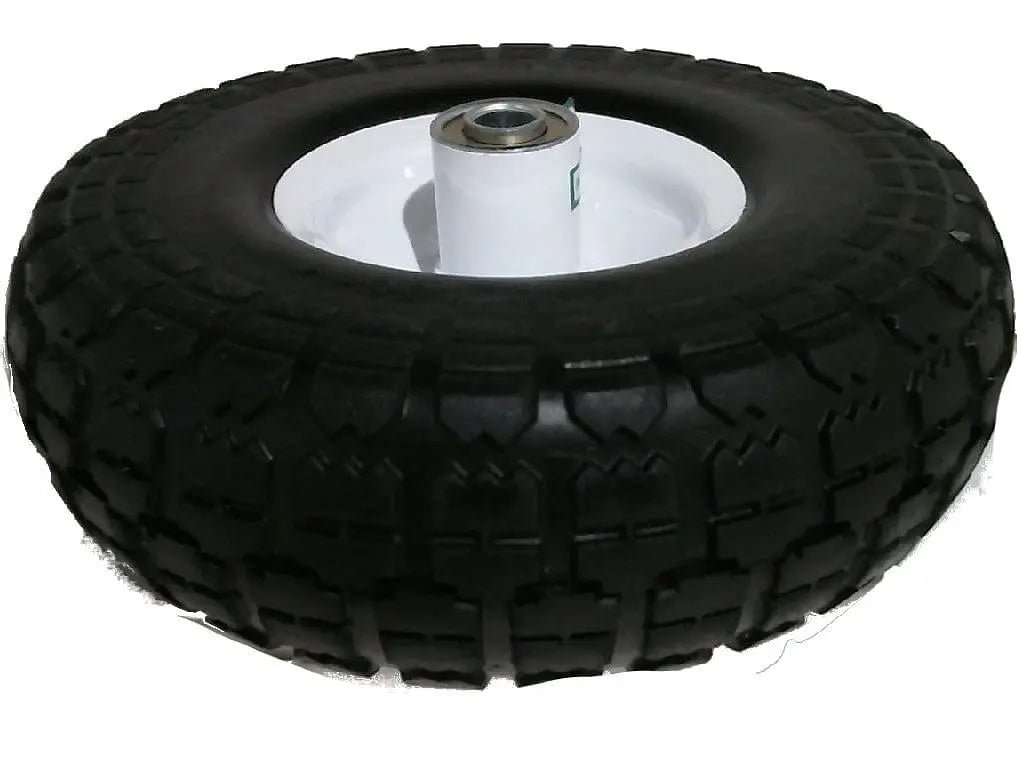 Tire w/Rim 4.10/3.50 - 4 5/8B Flat Free Foam Fill Offset - Brantford Surplus