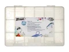 TITAN STO STORAGE BOX 27x18x4 24/CS - Brantford Surplus