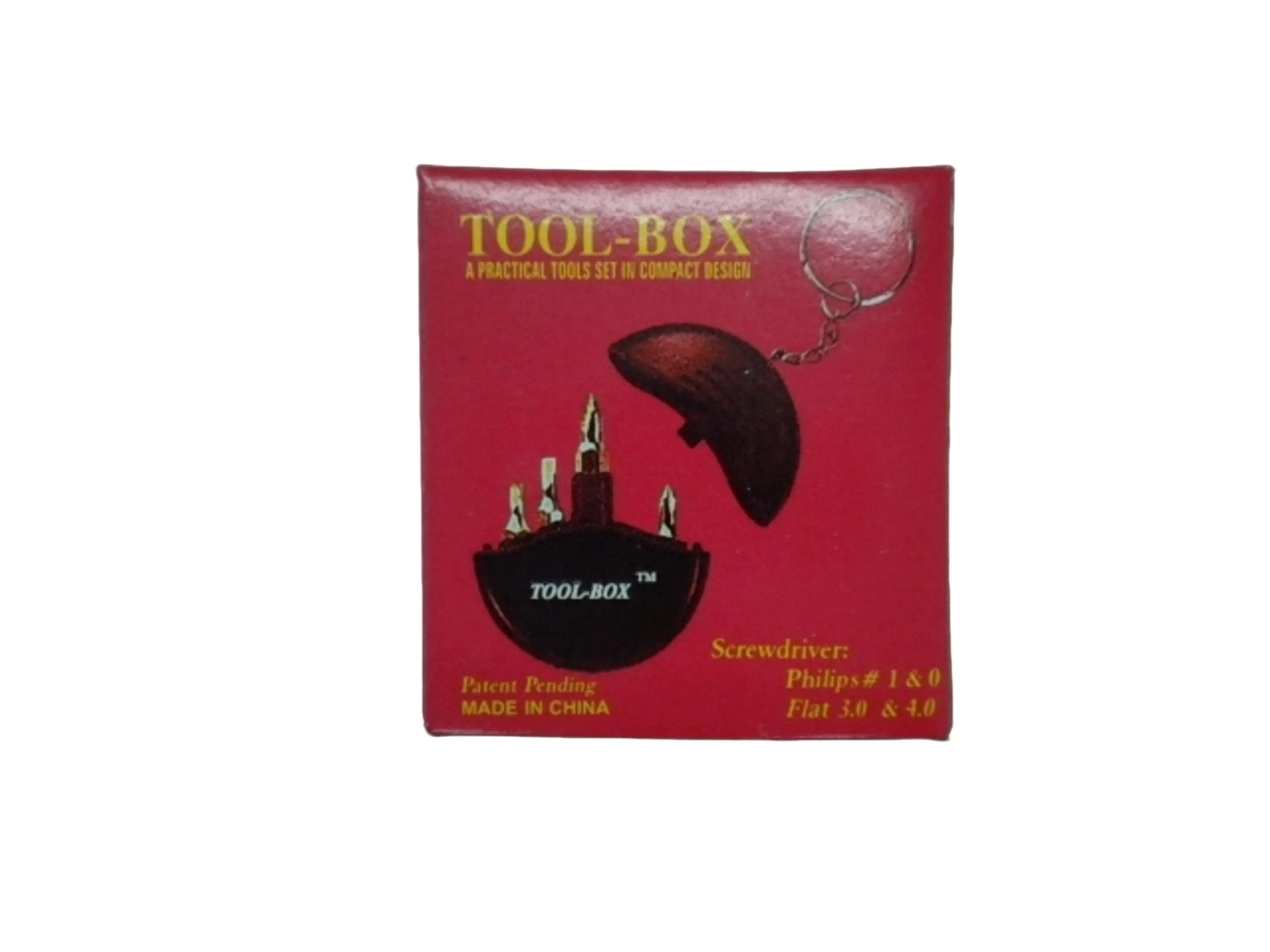 Tool - Box Screwdriver Keychain w/4 Bits (PROMO) - Brantford Surplus