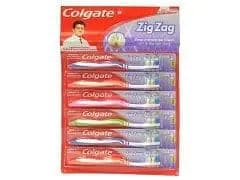Toothbrush Med. Colgate Zigzag. - sold by the individual toothbrush - Brantford Surplus