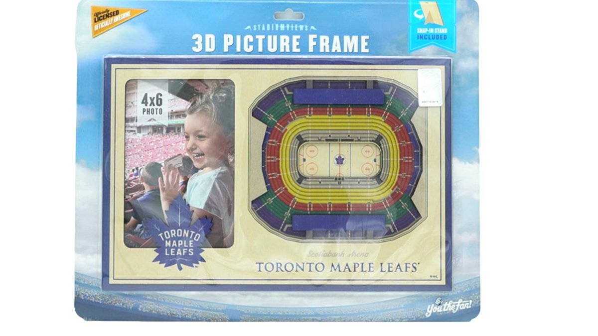 Toronto Maple Leafs 3D Stadium View 4x6 Picture Frame - Brantford Surplus