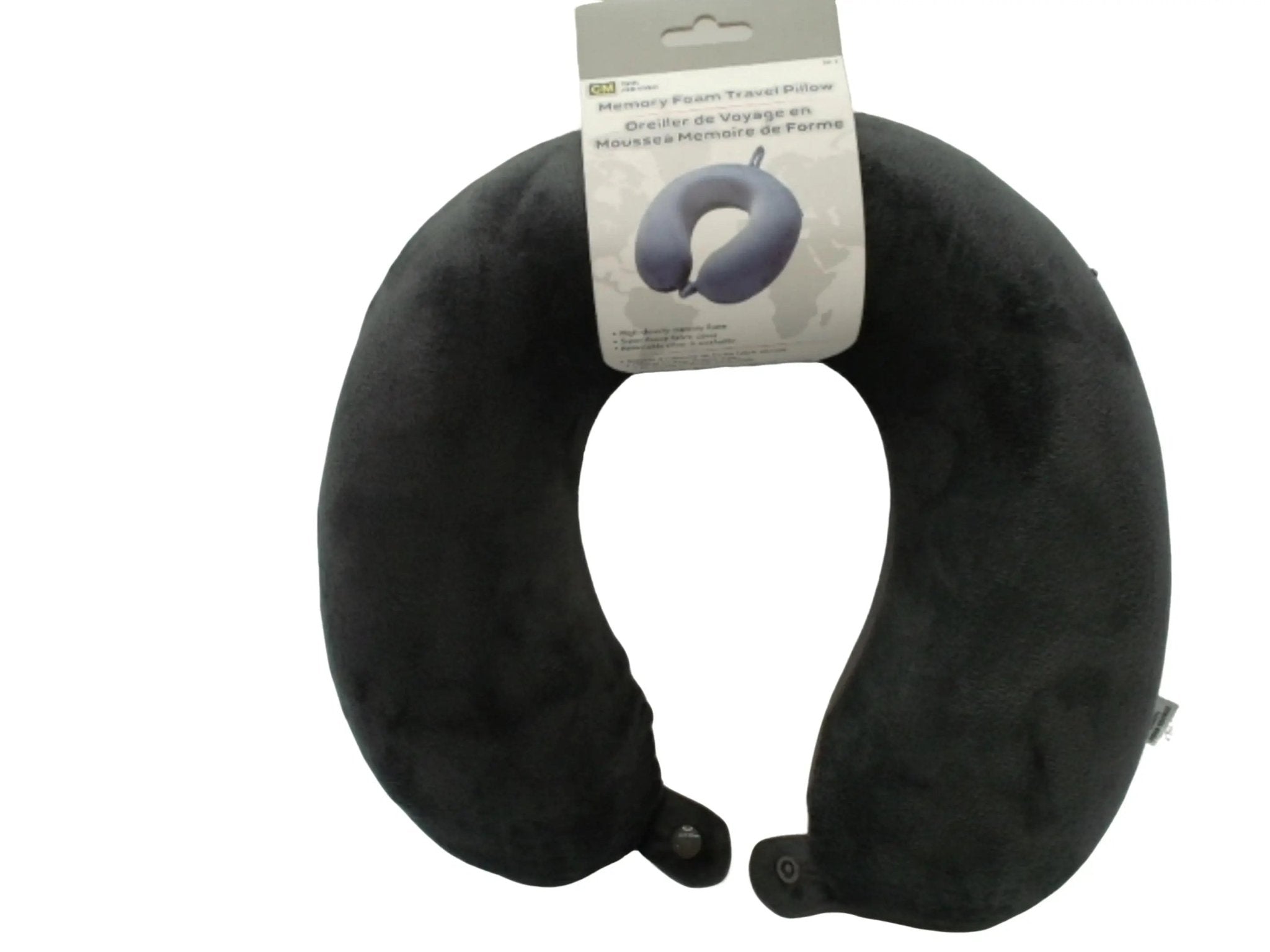 Travel Pillow memory foam 30x29x10cm - Brantford Surplus