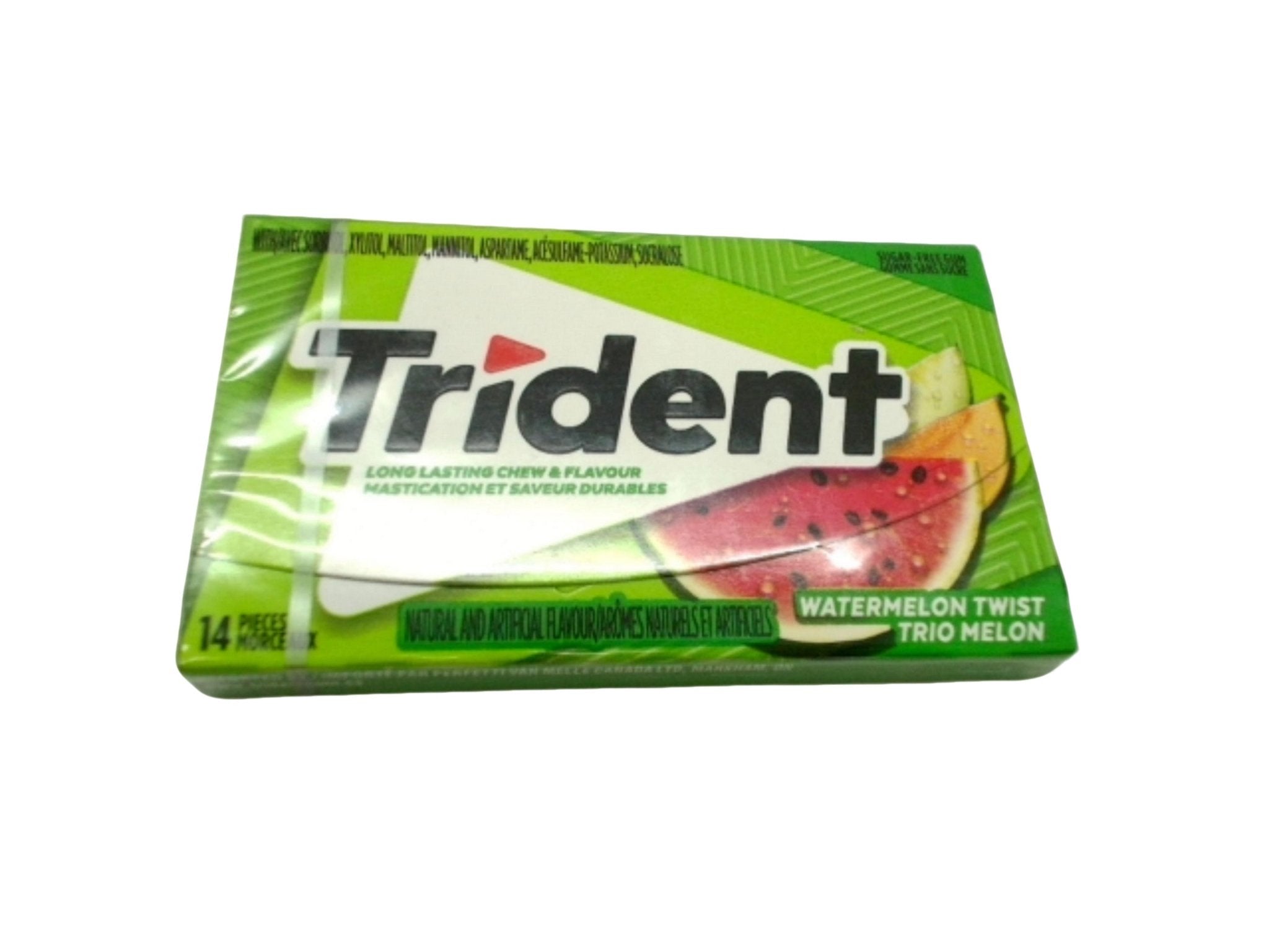 Trident Sugar Free Watermelon Gum - 14 Sticks - Brantford Surplus