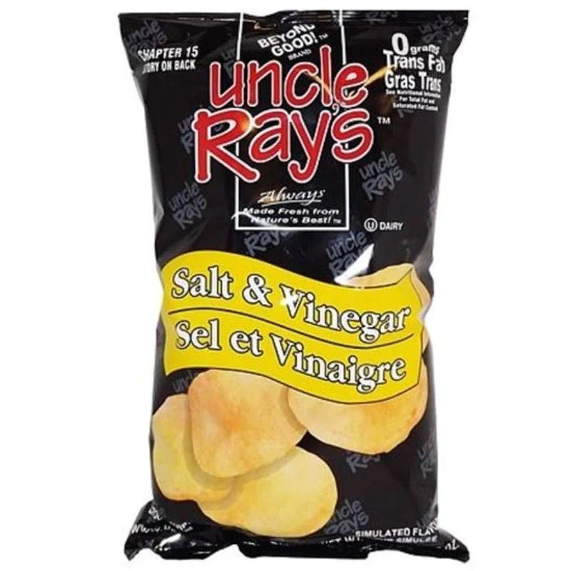 Uncle Ray's Salt & Vinegar Chips 130g - Brantford Surplus