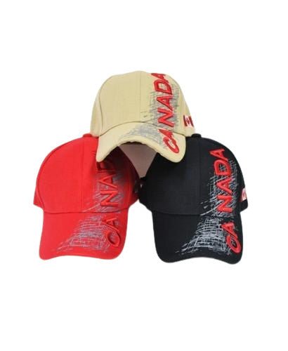 Unisex Adjustable Cotton Baseball Cap - Canada Hat - Brantford Surplus