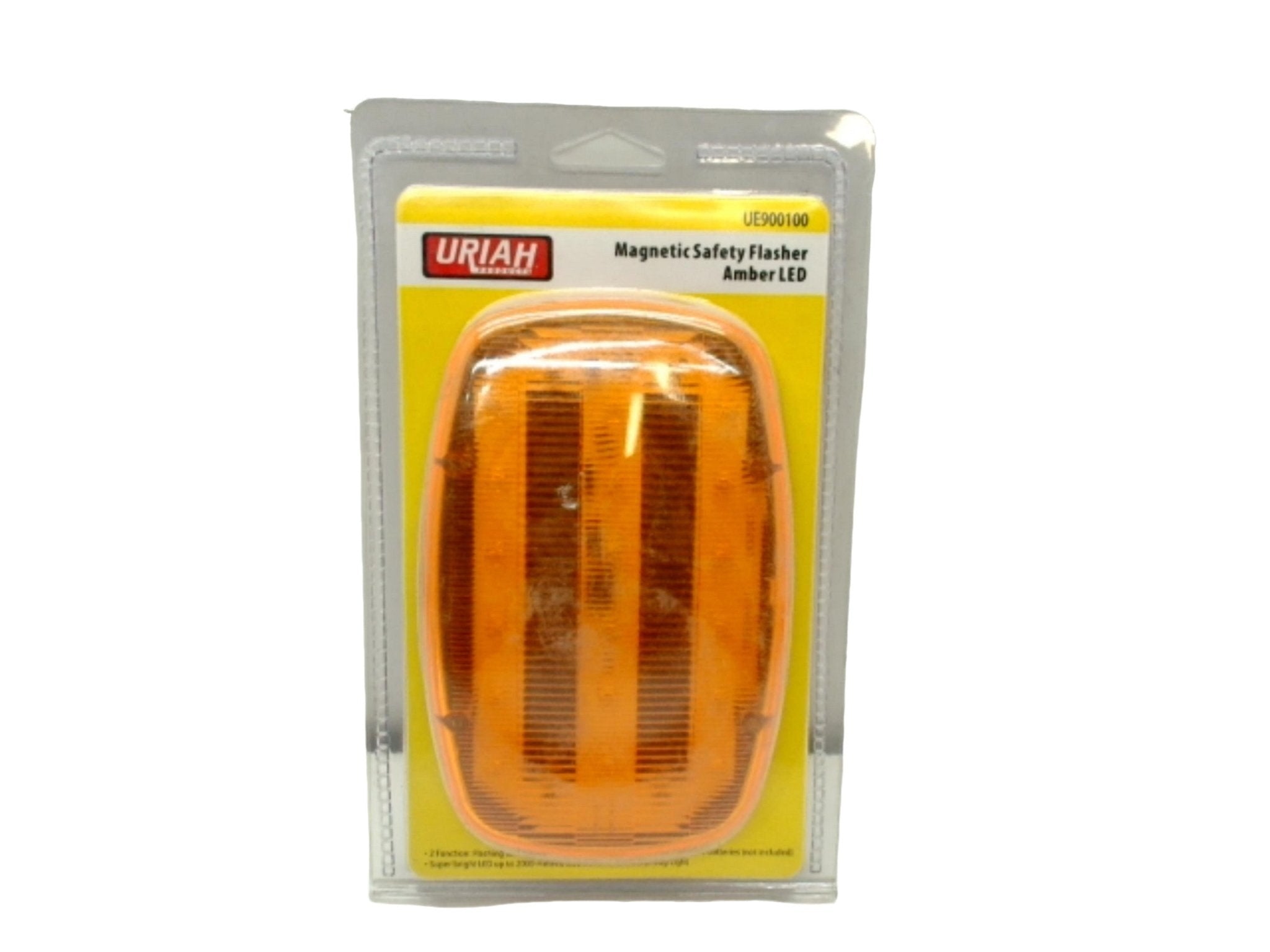 "Uriah Amber LED Magnetic Safety Flasher Light" - Brantford Surplus
