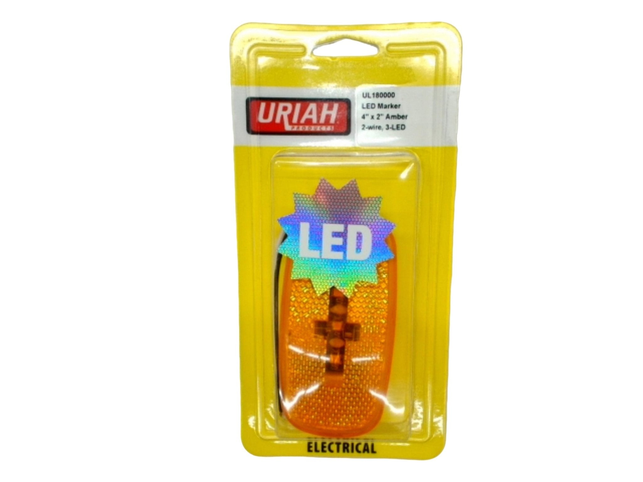 Uriah Amber LED Marker Light 4"x2" 2 Wire - Brantford Surplus