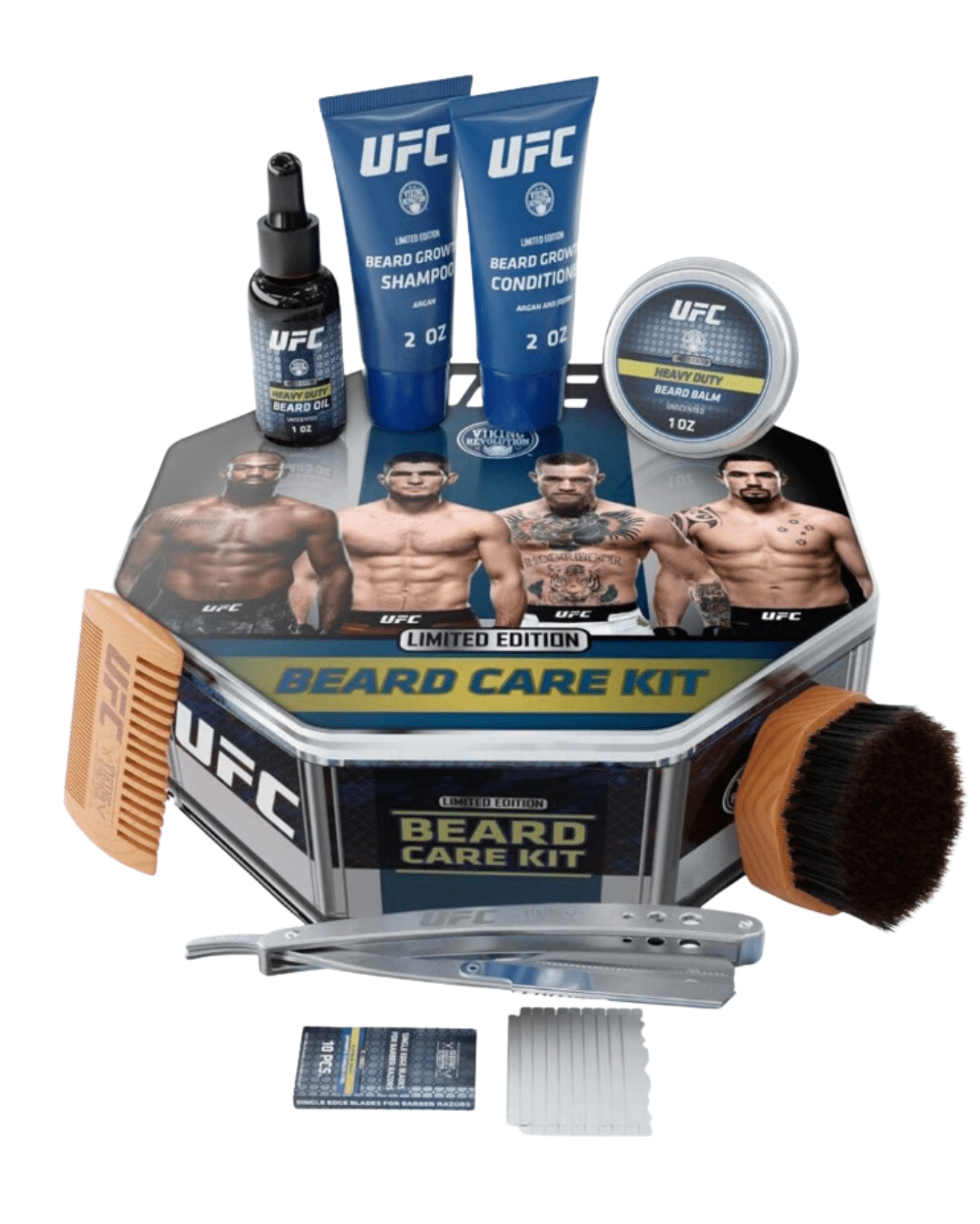 Viking Revolution Beard Care Kit – Ultimate Grooming Set UFC - Brantford Surplus