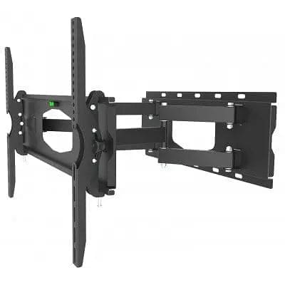Wall mount 32 - 85 inch articulating double arm TV mount - Brantford Surplus