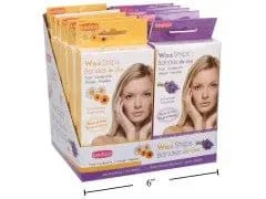 Wax strips for face/underam 20 strips lavendar scent - Brantford Surplus