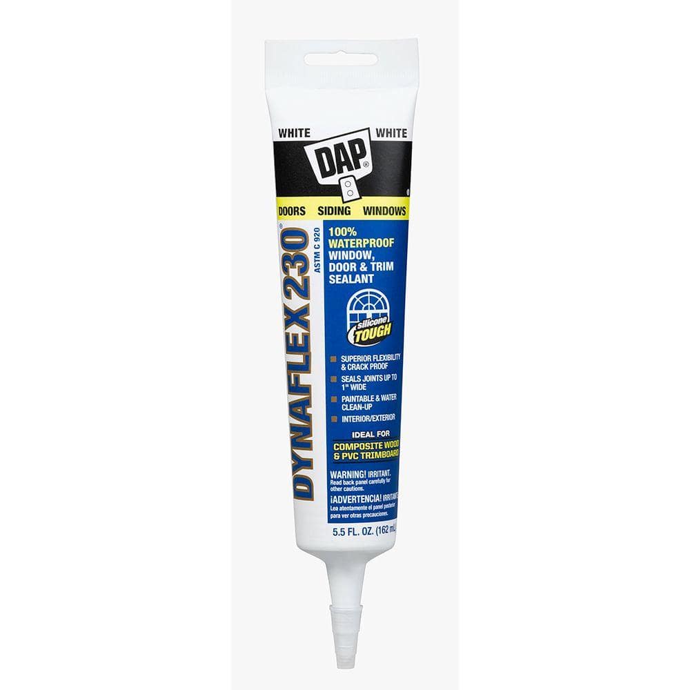 White Window Door Trim Sealant 162mL - DAP Dynaflex - Brantford Surplus