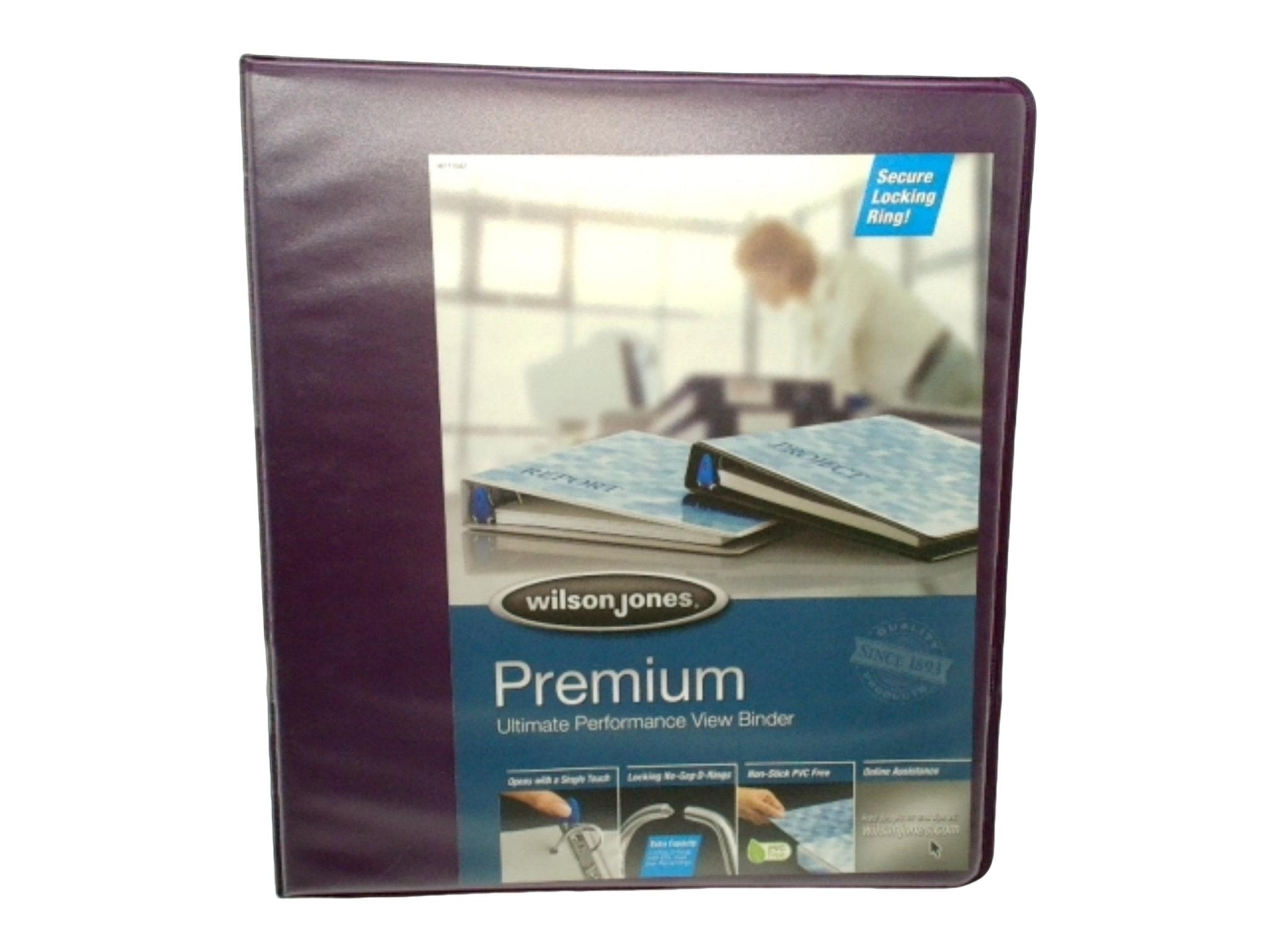 Wilsonjones 1" Ultimate Performance Binder - Eggplant - Brantford Surplus