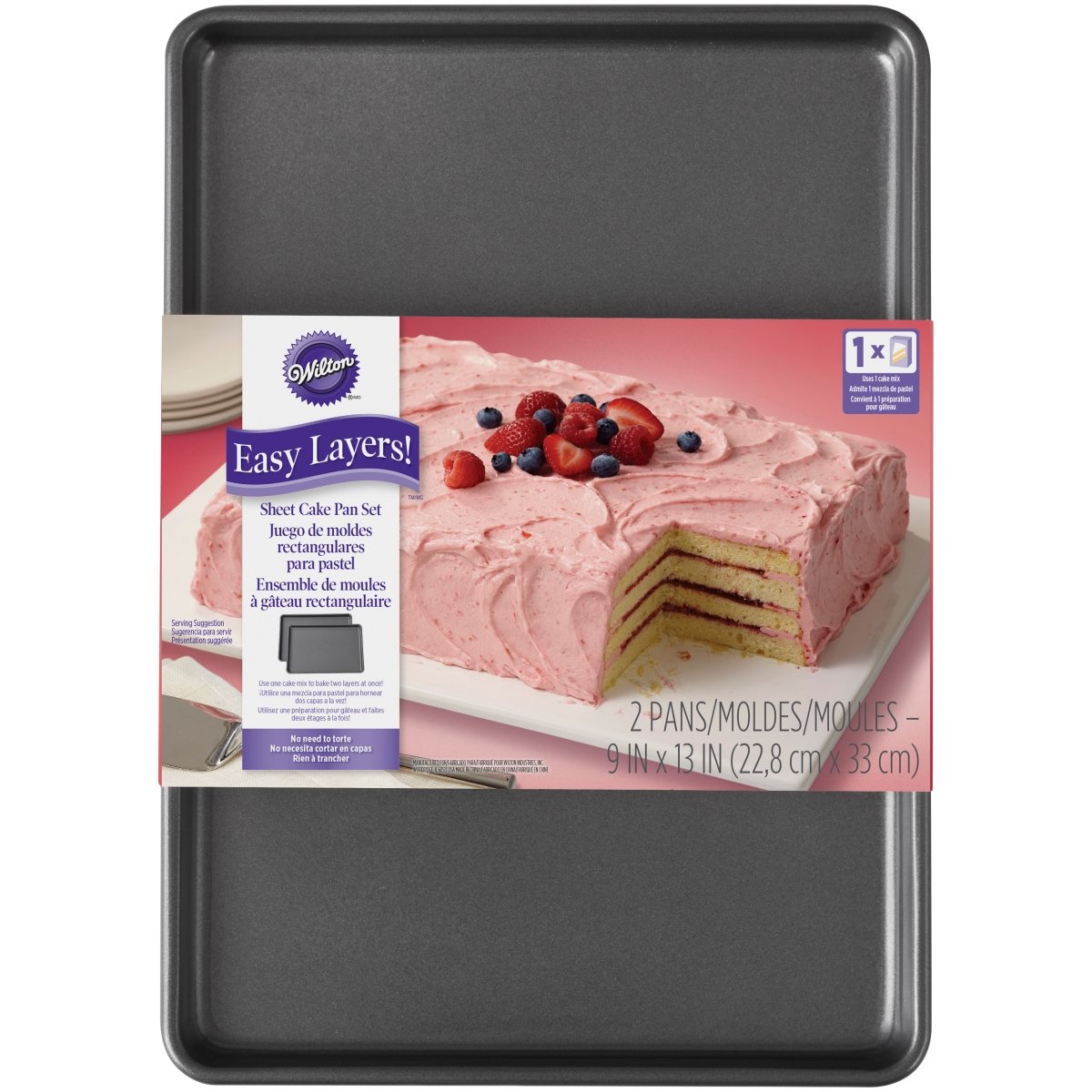 Wilton Sheet Cake Pans Set - 9x13 Inch (2 - Pack) - Brantford Surplus