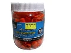 Wire connector marrettes jar of 100 orange - Brantford Surplus
