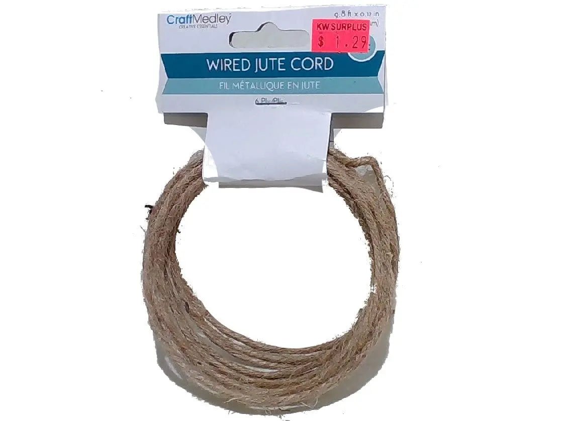 Wired Jute Cord ( 6 Ply) - Brantford Surplus