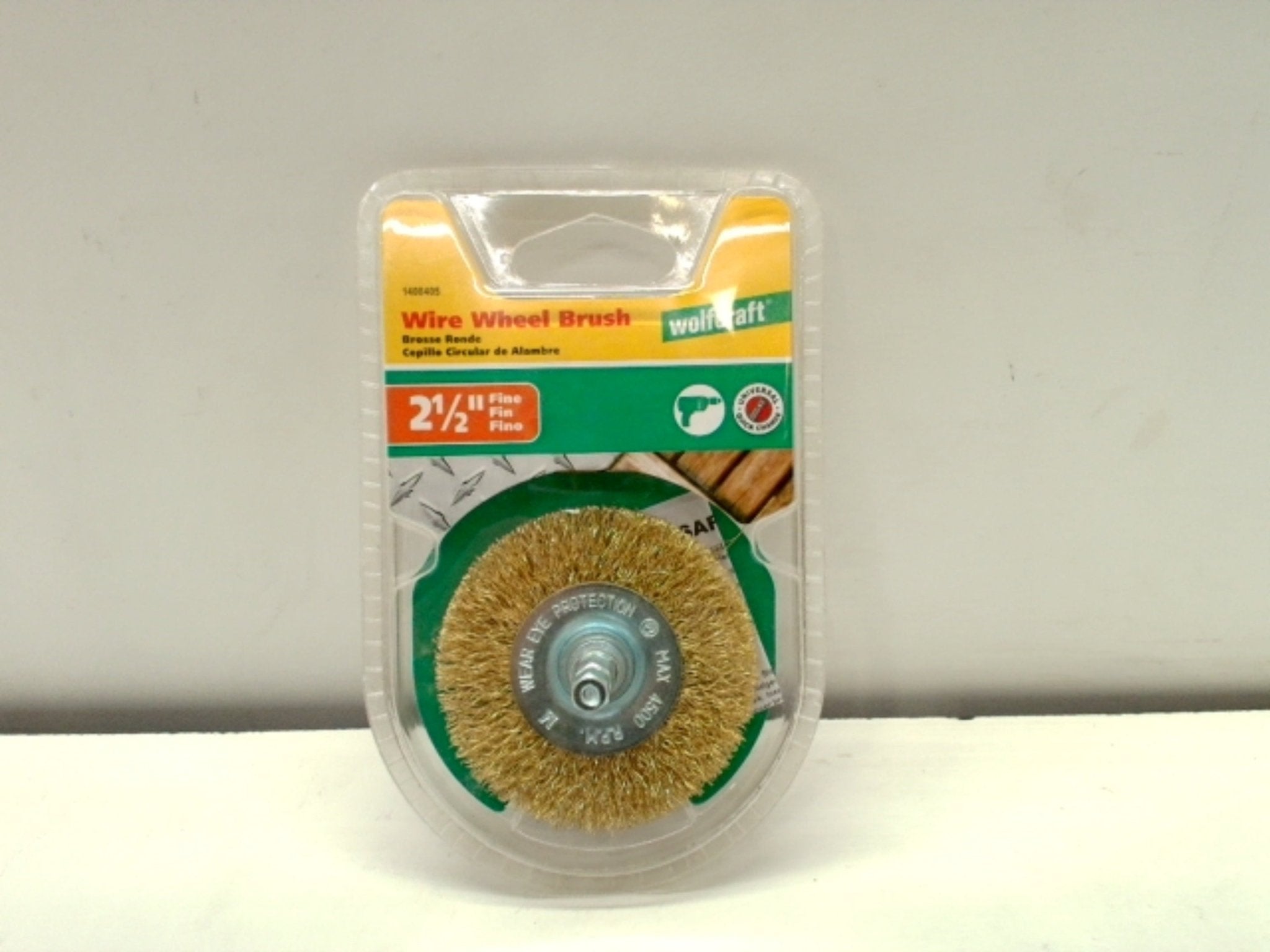Wolfcraft Brass Wire Wheel Brush 2.5" Fine Quality - Brantford Surplus