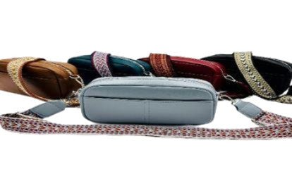 Women's Crossbody Purse with Adjustable Fabric Strap - Brantford Surplus