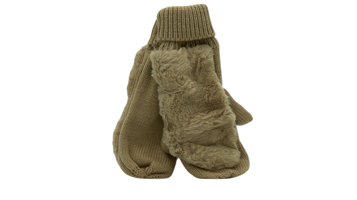 Women's Faux Fur Mittens - Warm Winter Gloves Assorted - Brantford Surplus