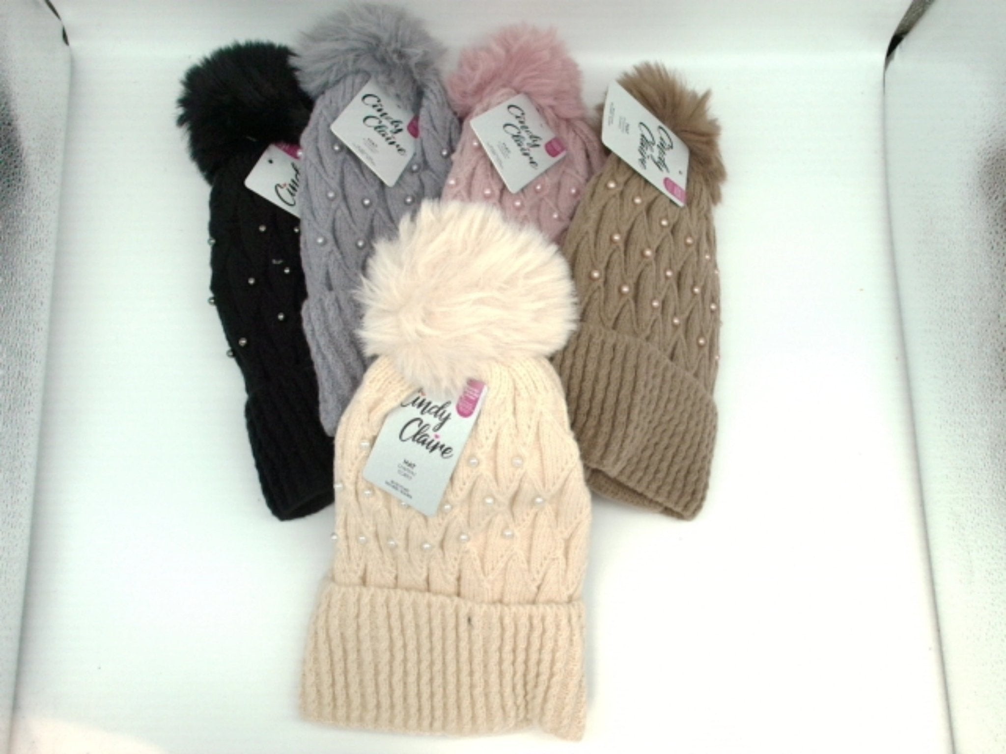 Women's Fur Lined Toque Hat - Assorted Colors Cindy Claire - Brantford Surplus