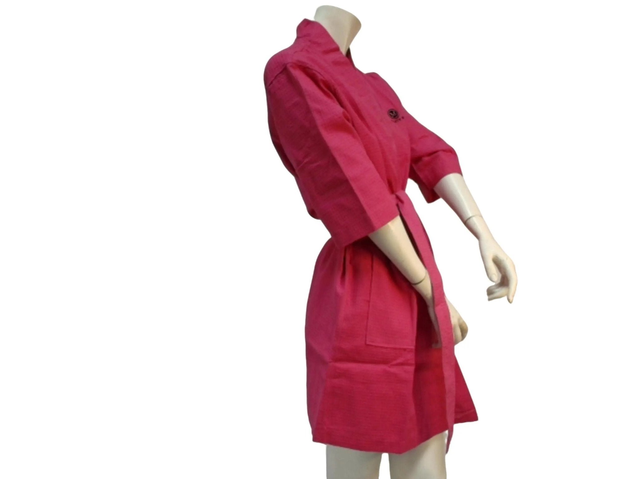 Women's Robe Pink Meredith Marks 100% Cotton - Brantford Surplus