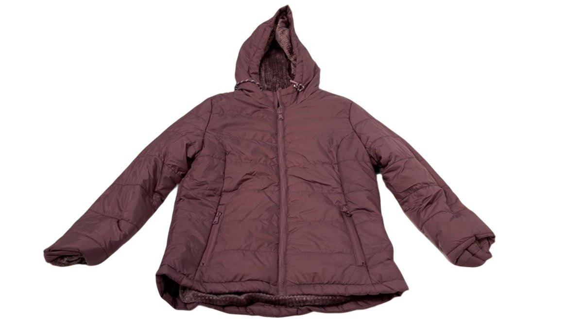 Women's Short Puffer Jacket - Lined Plumberry Sport Axis - Brantford Surplus