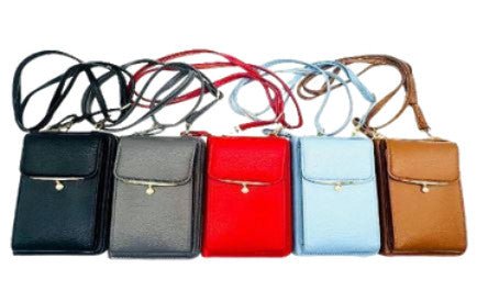 Women's Wallet Purse with Phone Holder – Stylish Side Clutch - Brantford Surplus