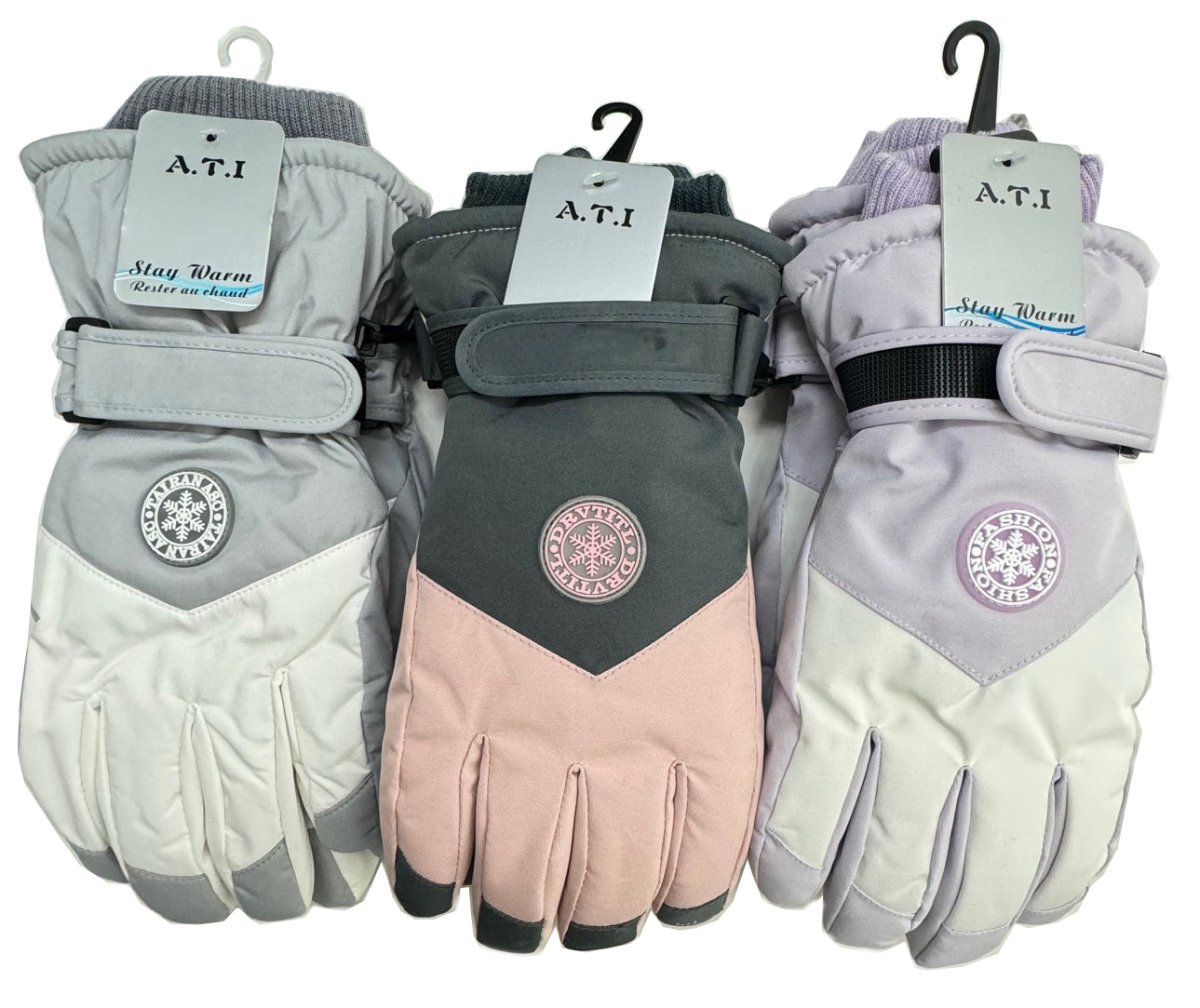 Women's Waterproof Ski Gloves – Warm Winter Snow Mittens - Brantford Surplus