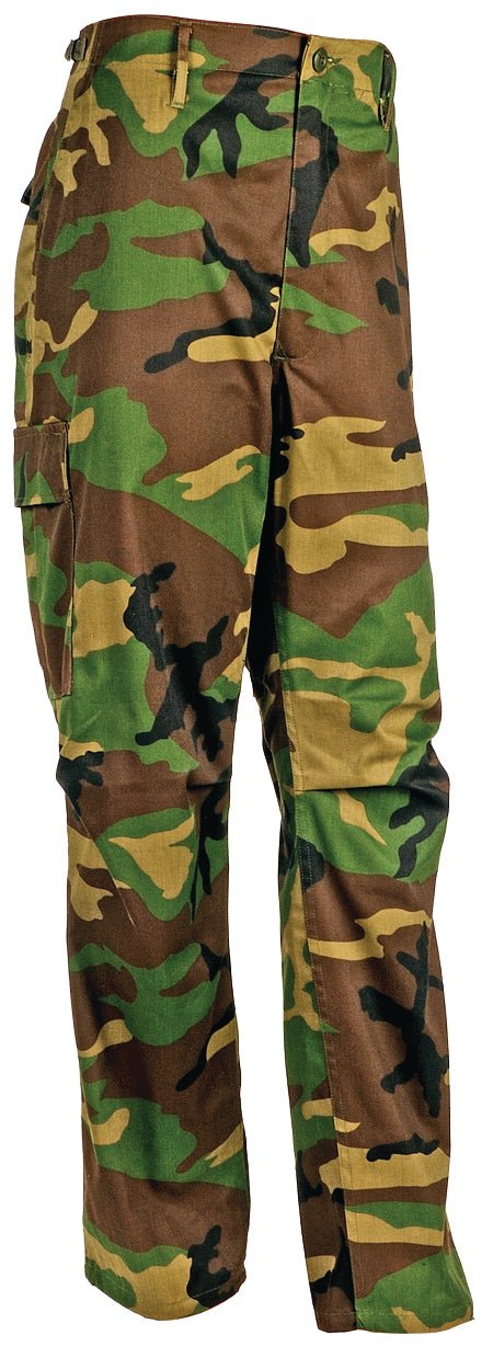 Woodland Camo XXL Military BDU Pants - Milspec Trousers - Brantford Surplus