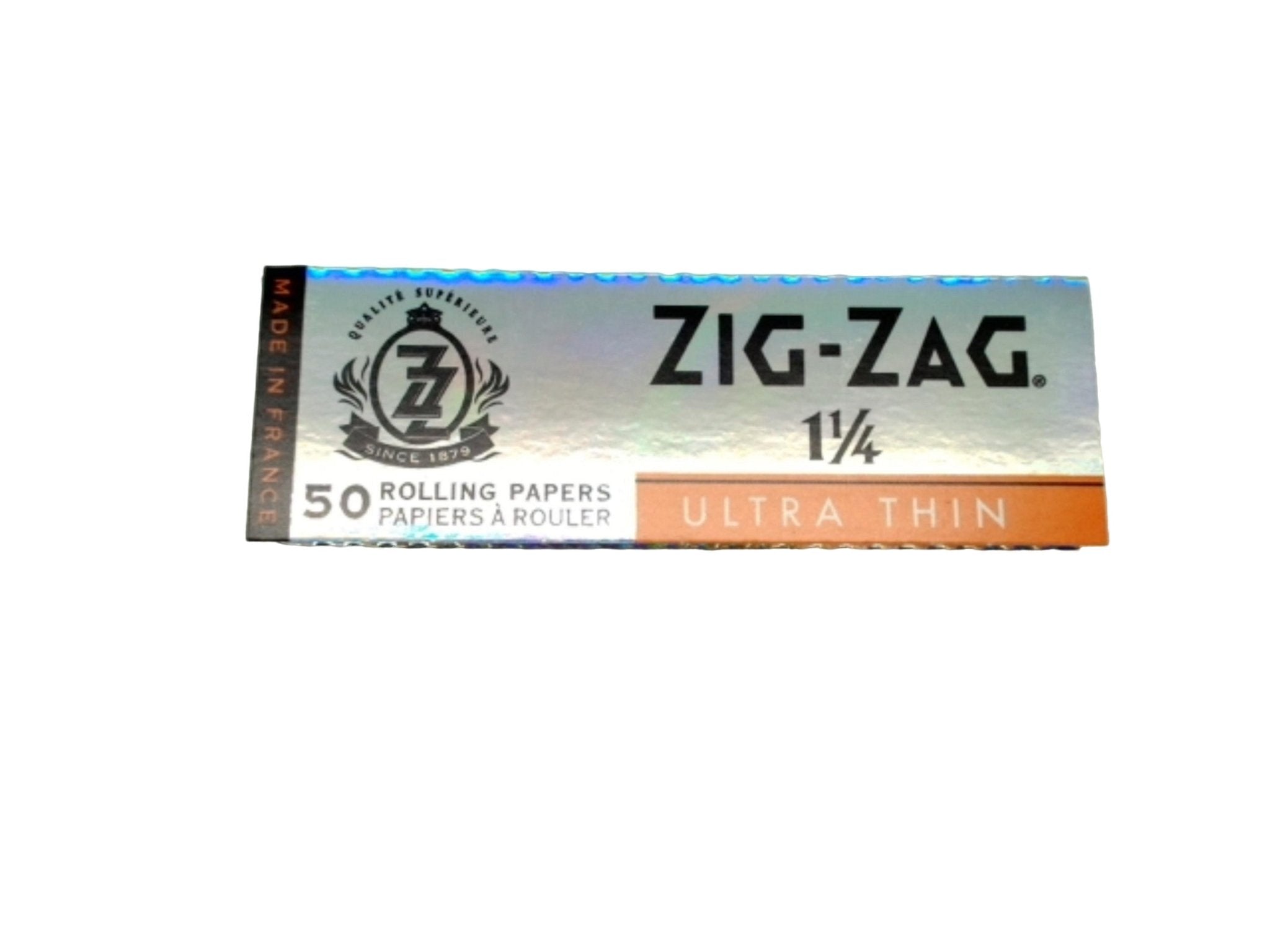 Zig - zag Ultra Thin Rolling Papers 50pk 1 - 1/4 - Brantford Surplus