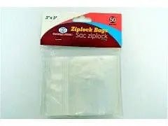 ZIPLOCK BAGS 3in x 3in 50 PCS PER BAG ( Alternative ) - Brantford Surplus