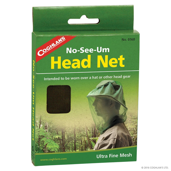 Head net for bugs - intended to be worn over a hat