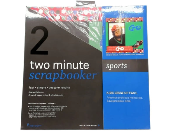 2 Minute Scrapbooker Sports 6gs. Autumn Leaves